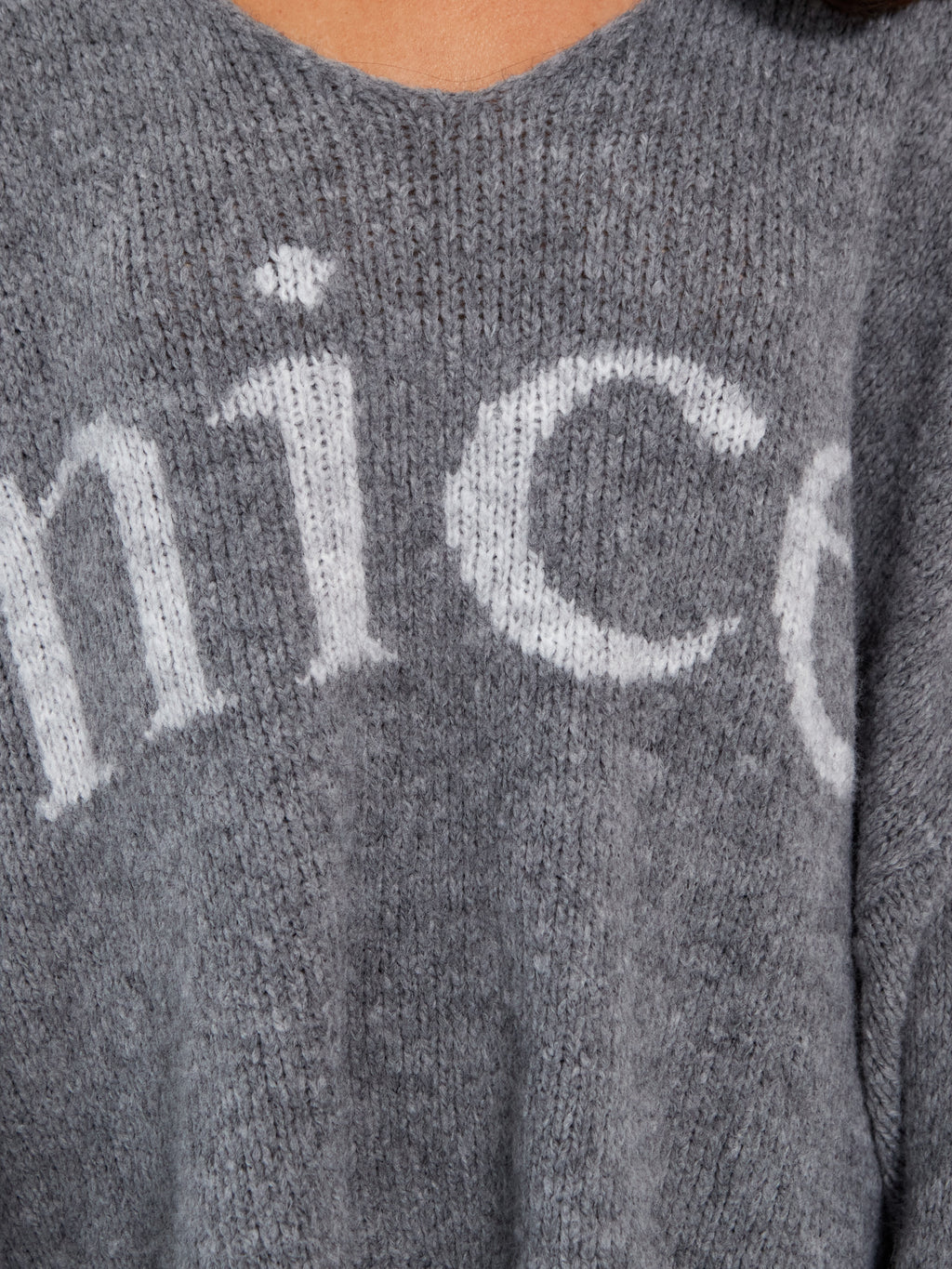 Damen Strickpullover One Size – Oversize Made in Italy