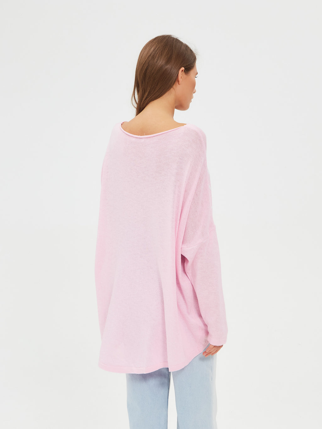 Damen Strickpullover One Size – Oversize Made in Italy