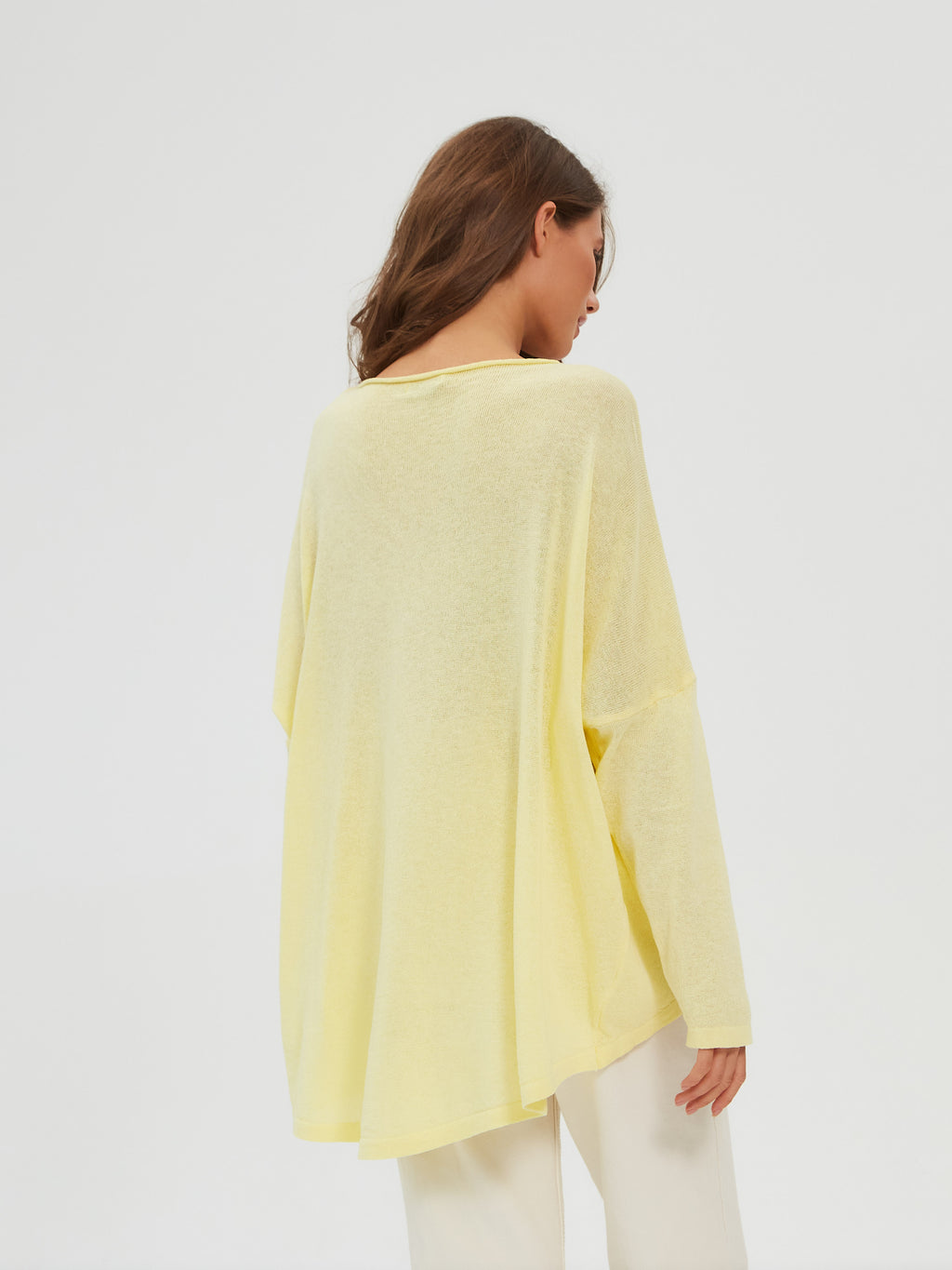 Damen Strickpullover One Size – Oversize Made in Italy