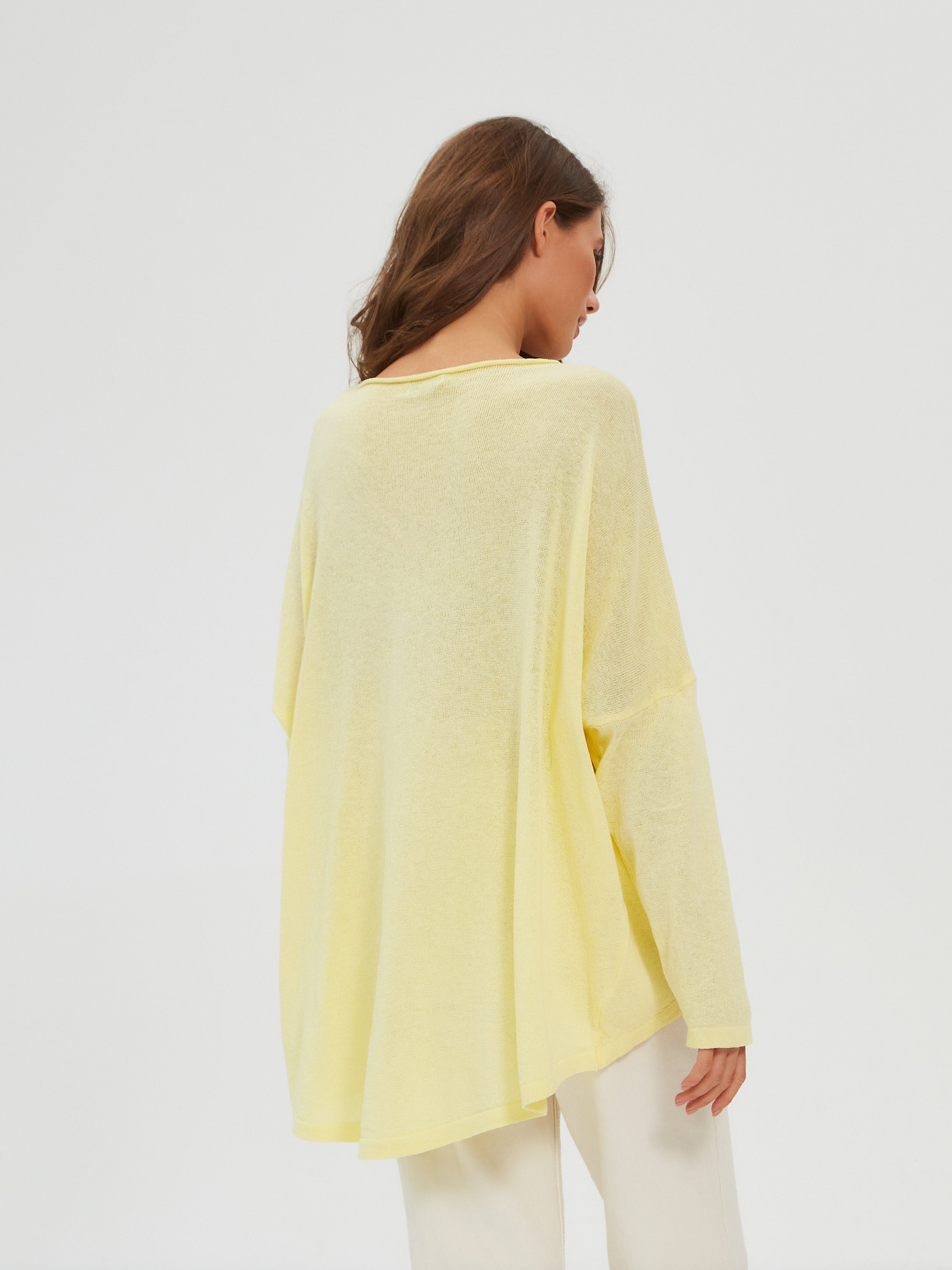 Damen Strickpullover One Size – Oversize Made in Italy