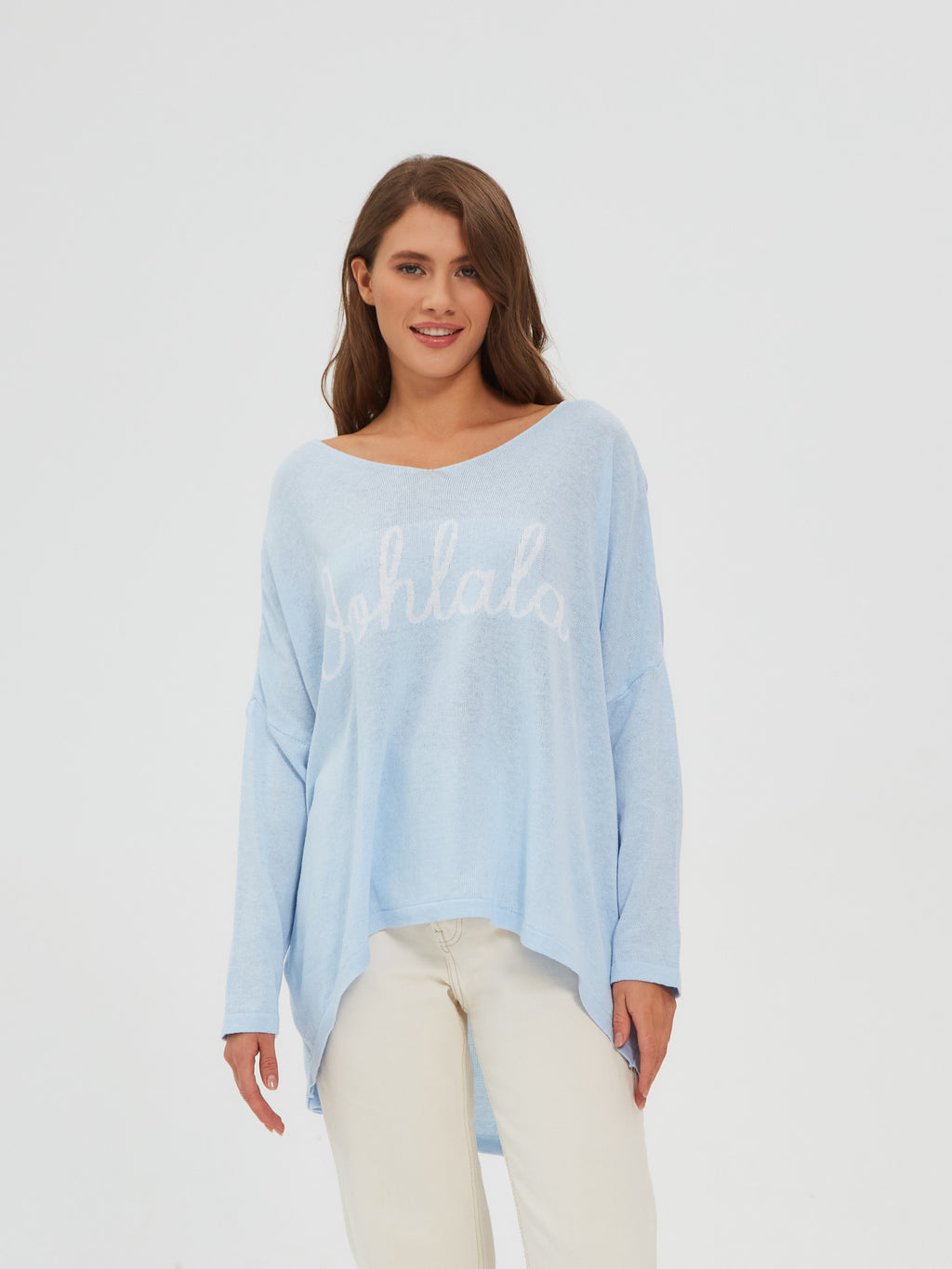 Damen Strickpullover One Size – Oversize Made in Italy